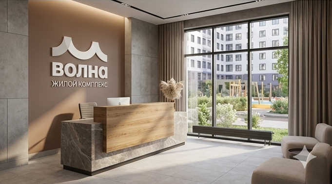 Лобби ЖК Волна